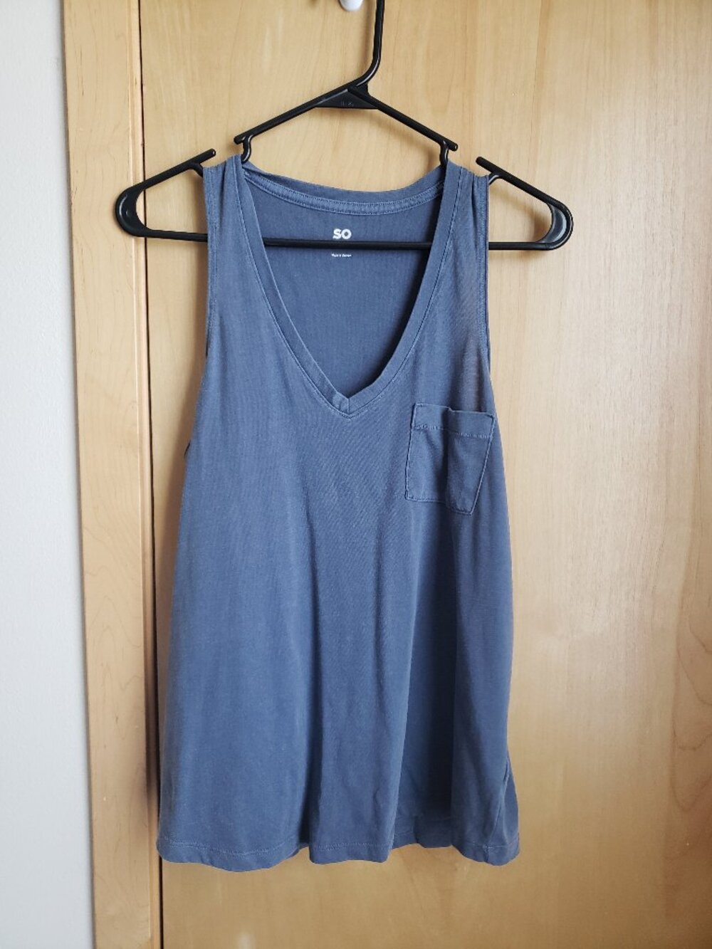 SO Blue Pocket Tank Small